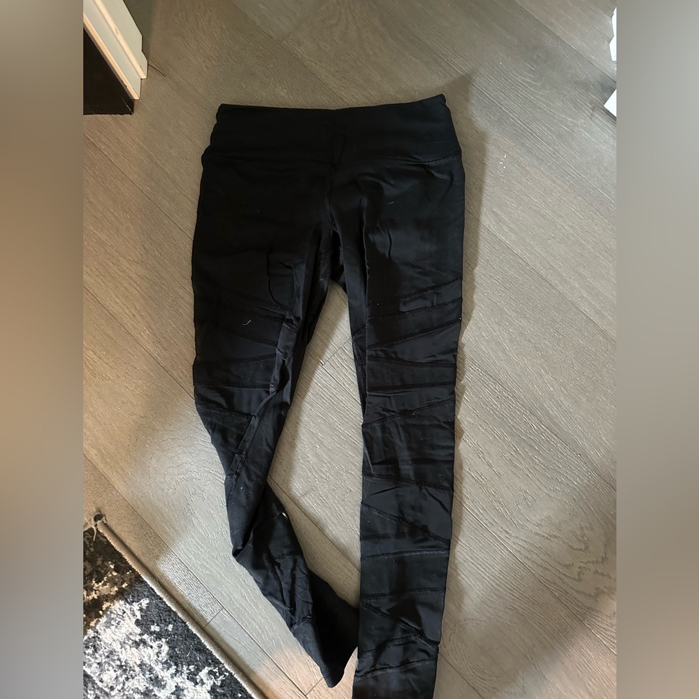 Victoria's Secret Mesh Black Leggings